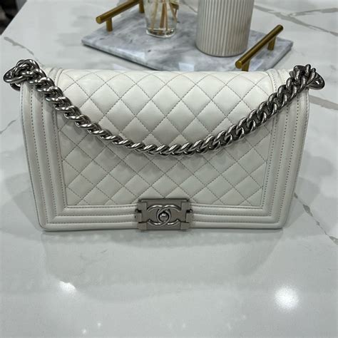 chanel rhodium hardware|chanel silver metal hardware.